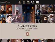 Tablet Screenshot of gabrielebonis.com